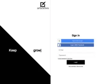 Articlebox.net(articlebox) Screenshot