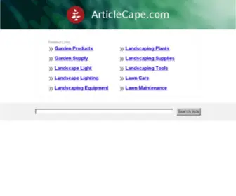 Articlecape.com(Articlecape) Screenshot