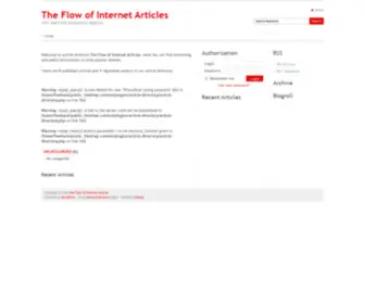 Articleflow.com(The Flow of Internet Articles WordPress) Screenshot