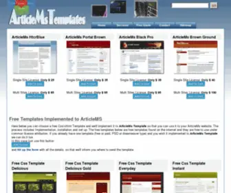 Articlems-Templates.com(ArticleMs Templates) Screenshot