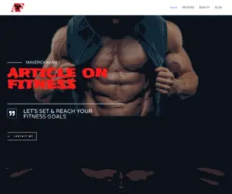 Articleonfitness.com(Article on Fitness) Screenshot