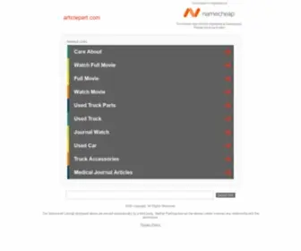 Articlepart.com(Article Directory) Screenshot