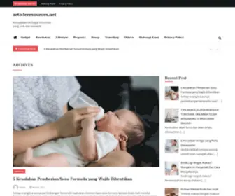 Articleresources.net(Article Resources) Screenshot