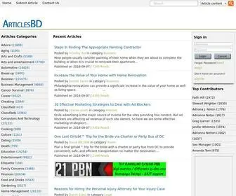 Articlesbd.com(Read & Submit Articles Online for Free) Screenshot