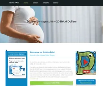 Articlesbebe.com(Articles Gratuits pour Bébé) Screenshot