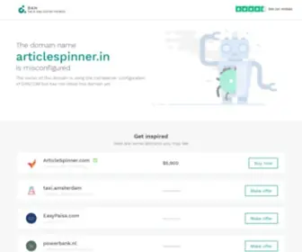 Articlespinner.in(AtoZ SEO Tools & Article Spinner) Screenshot