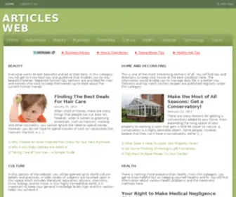 Articlesweb.org(Articles Web) Screenshot