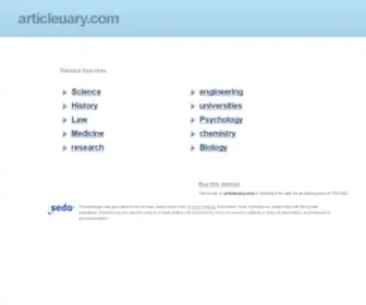 Articleuary.com(Articleuary) Screenshot