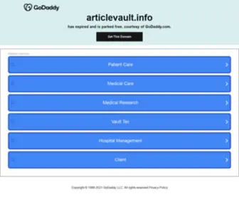 Articlevault.info(Article Vault) Screenshot