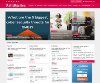 Articlization.com(Join the Community of Readers and Writers) Screenshot