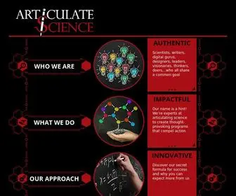 Articulatescience.com(Articulate Science) Screenshot