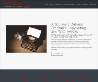 Articulayers.com(Freelance SEO Copywriting) Screenshot