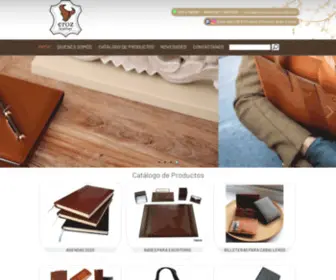 Articulosdecueroecuador.com(EROZ LEATHER) Screenshot