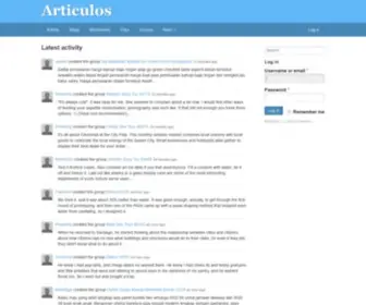 Articulos.ml(Online News Syndicator) Screenshot