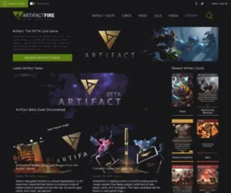 Artifactfire.com(Artifact Decks) Screenshot