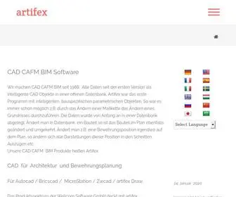Artifex-Cad.com(CAD CAFM BIM) Screenshot