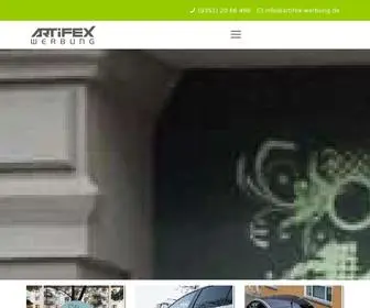 Artifex-Werbung.de(Werbung aus Dresden) Screenshot