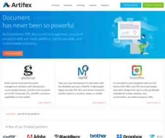 Artifex.com(Artifex) Screenshot