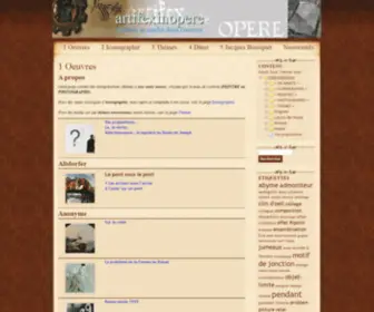 Artifexinopere.com(1 Oeuvres) Screenshot