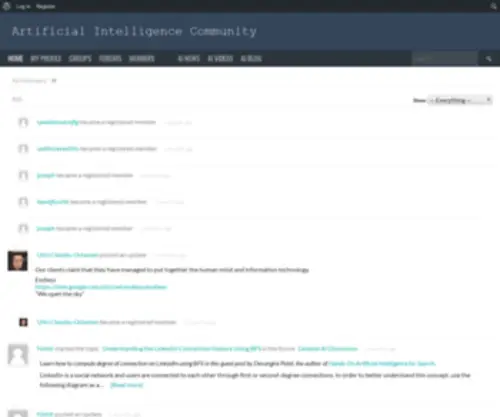 Artificial-Intelligence.community(Artificial Intelligence community) Screenshot