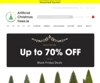 Artificialchristmastrees.ie(Artificial Christmas Tree Shop Dublin) Screenshot