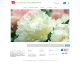 Artificialflowers.com(Silk Flowers) Screenshot