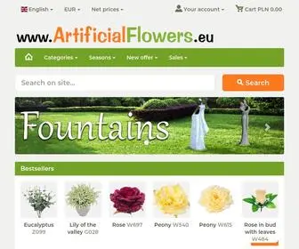 Artificialflowers.eu(Faktor) Screenshot