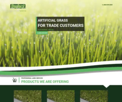 Artificialgrassfortrade.co.uk(Artificial Grass for Trade Customers) Screenshot