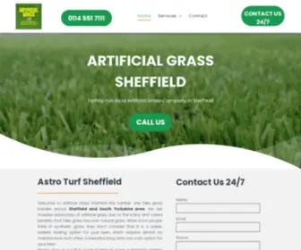 Artificialgrasssheffield.net(Artificial Grass Sheffield) Screenshot