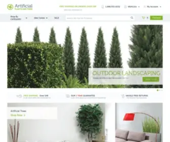 Artificialplantsandtrees.com(Artificial Plants and Trees) Screenshot