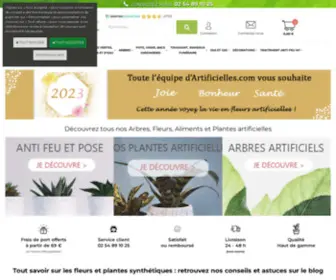 Artificielles.com(Fleurs) Screenshot