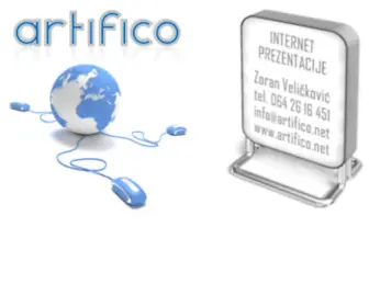 Artifico.net(Internet prezentacije) Screenshot