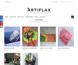 Artiflax.co.nz(Best Flax Flower Bouquets) Screenshot