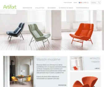 Artifort.fr(Bienvenue) Screenshot