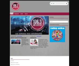 Artigasfm.uy(Artigasfm) Screenshot