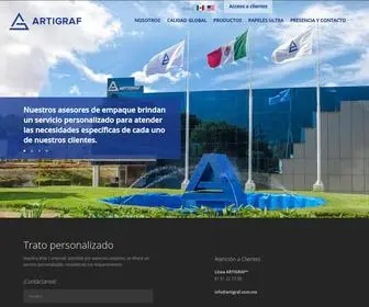 Artigraf.com.mx(Artigraf) Screenshot