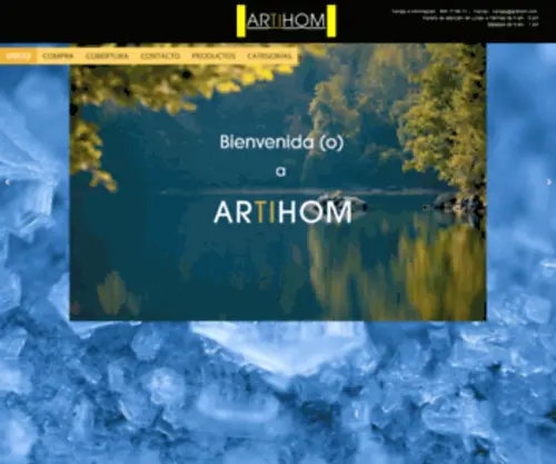 Artihom.com(Inicio) Screenshot