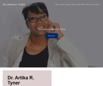 Artikatyner.com(Dr. Artika R. Tyner) Screenshot