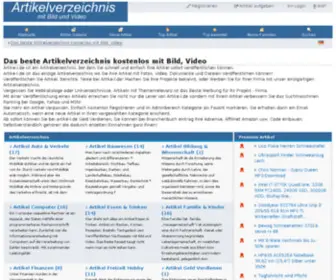 Artike-L.de(Das beste Artikelverzeichnis kostenlos mit Bild) Screenshot