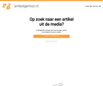 Artikelgemist.nl(Artikelgemist) Screenshot