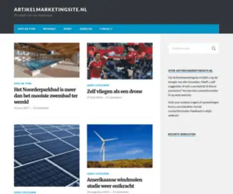 Artikelmarketingsite.nl(Dé) Screenshot