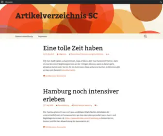 Artikelverzeichnis-SC.de(Pflege) Screenshot