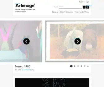 Artimage.org.uk(License images of modern and contemporary art) Screenshot