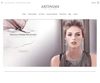 Artinian.com(Fine Jewelry) Screenshot