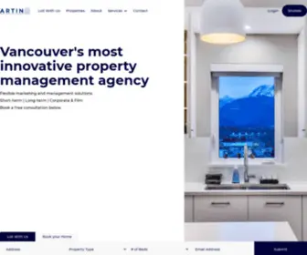 Artinproperties.ca(Innovative Property Management Vancouver) Screenshot