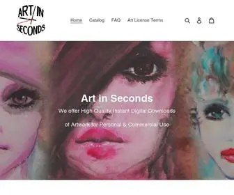 Artinseconds.com(Art in Seconds) Screenshot