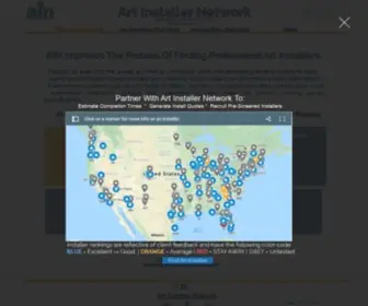 Artinstallernetwork.com(Art Installation Services) Screenshot