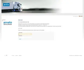 Artis-Web.de(Arvato transport information services) Screenshot