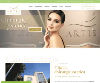 Artis3.ro(Clinica Chirurgie Estetica & Chirurgie Plastica si Reparatorie Cluj) Screenshot