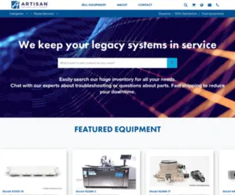 Artisan-Scientific.com(Artisan Technology Group) Screenshot